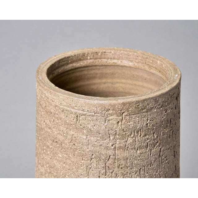 2020s New Tall Lidded German Ceramic Vessel For Sale - Image 5 of 9