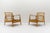 Wood Mid-Century Modern Scandinavian Armchairs and Ottoman, 1960s, Set of 3 For Sale - Image 7 of 14