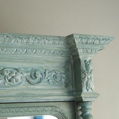 Antique Gründerzeit Mirrored Wardrobe For Sale - Image 5 of 18