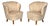 Asko, Finnish Modern, Lounge Chairs, Beige Velvet, Beech, Finland, 1950s For Sale