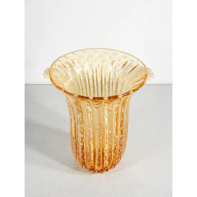 1970s Murano Blown Glass Vase from Toso For Sale - Image 5 of 10
