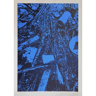 Bob Stanley, Lake III 1970, Large Screenprint 49/110, Pop Art, Contemporary Art For Sale