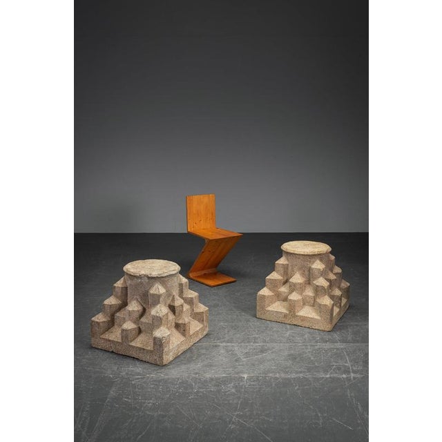 Gold Architectural Column Bases, 1850s, Set of 2 For Sale - Image 8 of 14