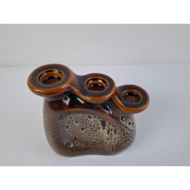Mid-Century Modern Triple Candleholder from Ditmar Urbach, Czechoslovakia, 1960s For Sale - Image 16 of 18