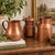 Set of 3 Vintage Hammered Copper Vessels With Aged Patina For Sale In Greensboro - Image 6 of 6