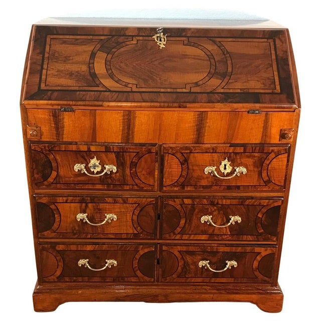 German Baroque Secretary Desk, 1750 For Sale - Image 9 of 9