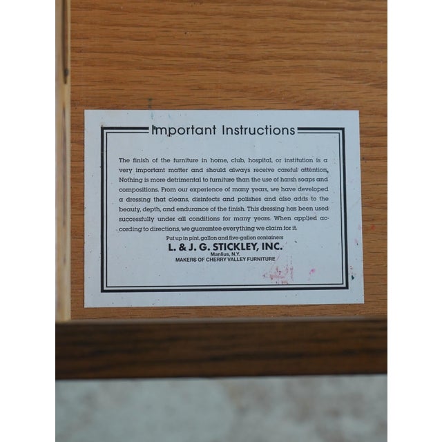 Stickley Mission Oak Arts & Crafts China Cabinet For Sale - Image 17 of 18