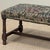 Wood Antique Renaissance Revival Floral Needlepoint Tapestry Bench For Sale - Image 7 of 18