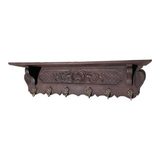 Vintage French Pot Rack Coat Rack For Sale