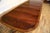 Wood 74"-134" Duncan Phyfe Scallop Corner Double Pedestal Mahogany Dining Table For Sale - Image 7 of 8