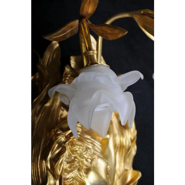 French Art Nouveau Wall Sconces, Paris, Set of 2 For Sale - Image 15 of 18