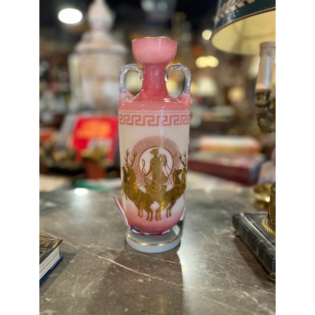 19th Century Continental Opaline Urn Shaped Vase For Sale In Phoenix - Image 6 of 6