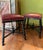 Antique Ebonized Twisted Legs Stools with Burgundy Studded Leather Seats, 1890s, Set of 2 For Sale - Image 10 of 16