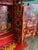 Antique Indian Hand-Painted Red Lacquer Wedding Box For Sale - Image 12 of 13