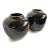Mid 20th Century Vintage Small Black Ceramic Jar For Sale - Image 5 of 6