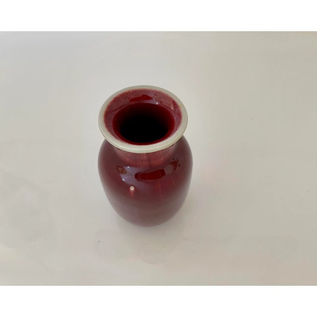 Late 20th Century Late 20th Century Chinese Sang De Boeuf Small Vase For Sale - Image 5 of 7