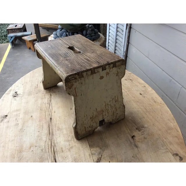 Early 20th Century Antique French Trestle Footrest Chairish