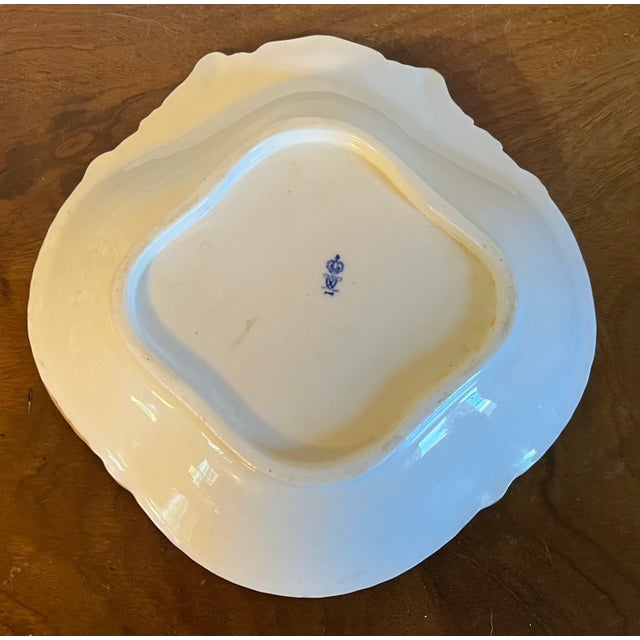 Blue Antique 19th Century Derby Imari Porcelain Shell Shaped Dish For Sale - Image 8 of 9