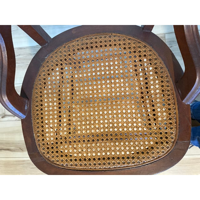 Hip Hugger Victorian Era Walnut Chair For Sale - Image 4 of 4