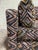 Textile Vintage 70s Sofa Newly Reupholstered Geometric Fabric For Sale - Image 7 of 8