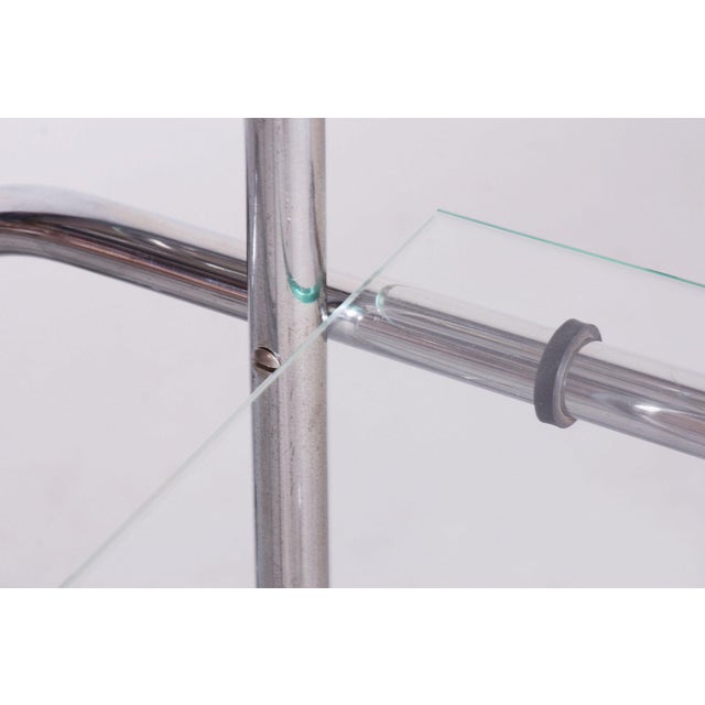 1930s Czech Bauhaus Chrome-Plated Steel Etagere, 1930s For Sale - Image 5 of 7