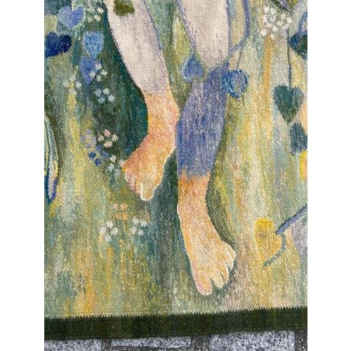 Vintage Handwoven Polish Tapestry, 1970s For Sale - Image 10 of 18
