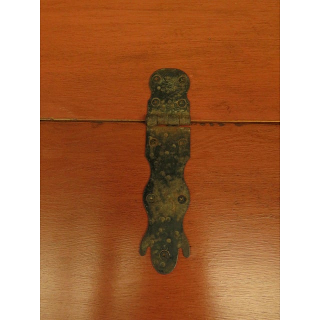 Bohemian Painted Storage Chest, 1990s For Sale - Image 11 of 18