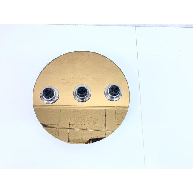 Mid-Century Modern UFO Wall Lamp in Mirror Glass from Fischer Leuchten, 1970s-1980s For Sale - Image 3 of 11