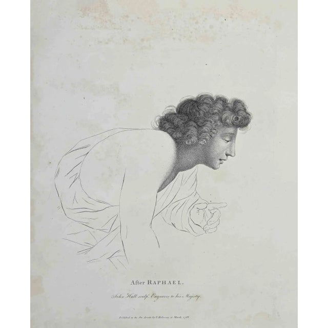 Portrait of After Raphael is an original artwork realized by Thomas Holloway (1748 - 1827). Original Etching from J.C....