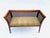 Mid-Century Modern Vintage , Midcentury Style Cane Back Bench For Sale - Image 3 of 7