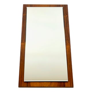 Mid-Century Modern Wall Mirror in Rosewood, 1960s For Sale