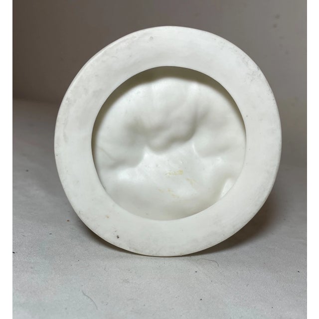 Antique 19th Century Parian Porcelain Lady Grapes European Figural Statue Figure For Sale - Image 9 of 9