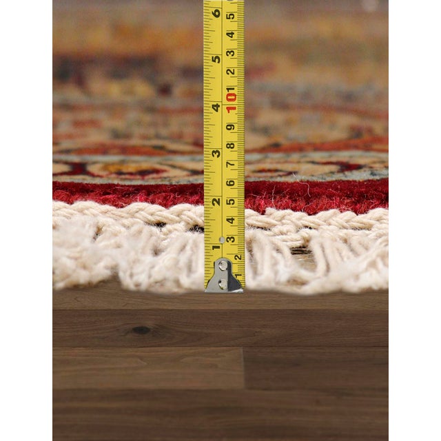 2020s Tabriz Wool Multi Area Rug-Round 6' For Sale - Image 5 of 5