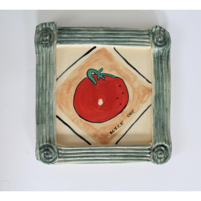 Ceramic Vintage Rhonda Cearlock Studio Art Ceramic Wall Art Hangings S/3 For Sale - Image 7 of 11