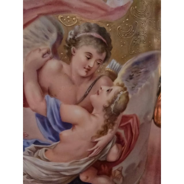 Mid 19th Century Antique Kpm Attributed Palace Porcelain Urn, Signed For Sale - Image 5 of 12