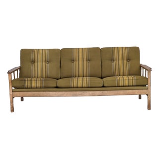 Vintage Danish Three-Seater Sofa in Furniture Wool, 1970s For Sale