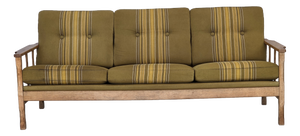 Vintage Danish Three-Seater Sofa in Furniture Wool, 1970s
