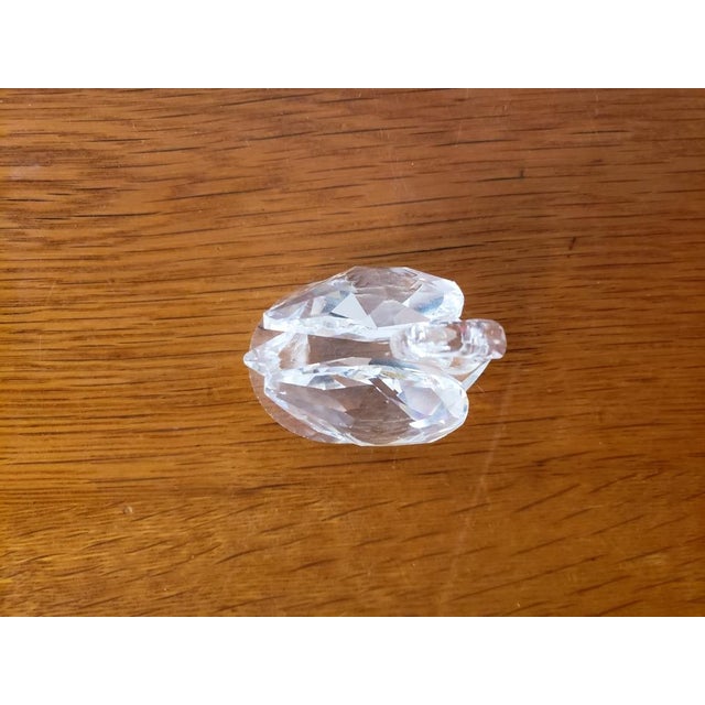 1980s 1980s Swarovski Crystal Spread Wing Swan Figurine For Sale - Image 5 of 6