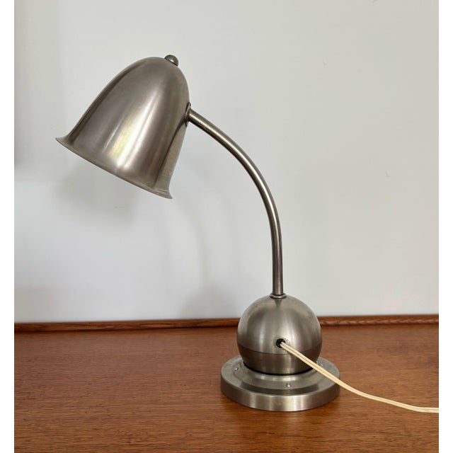 Art Deco Desk Lamp by W.H. Gispen for Daalderop, 1920s For Sale - Image 4 of 11