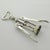 1970s Vintage Italian Handmade Genuine Silver Corkscrew from Arezzo Tuscany, 1970s For Sale - Image 5 of 10