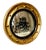 Elegant English Regency convex mirror dating from the early 19th century, circa 1820. The mirror retains its distinctive...