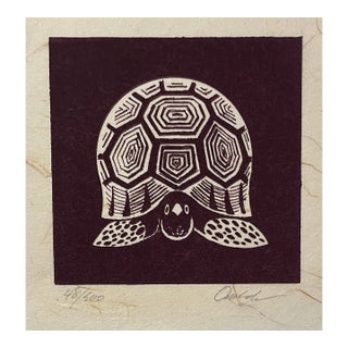 1970s James Omohundro Turtle Serigraph For Sale