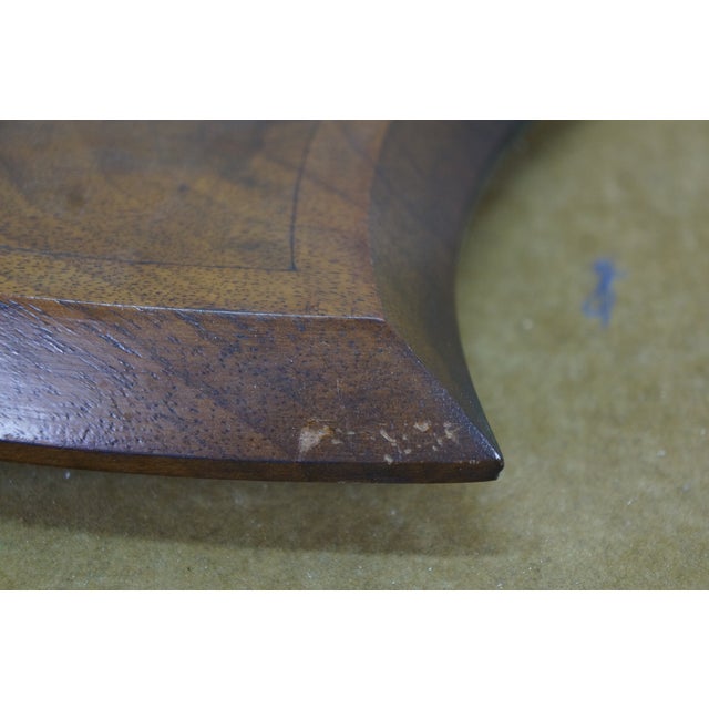 Vintage Delta Tau Delta Bronze & Walnut Fraternity Shield Wall Plaque Crest 11" For Sale - Image 4 of 7