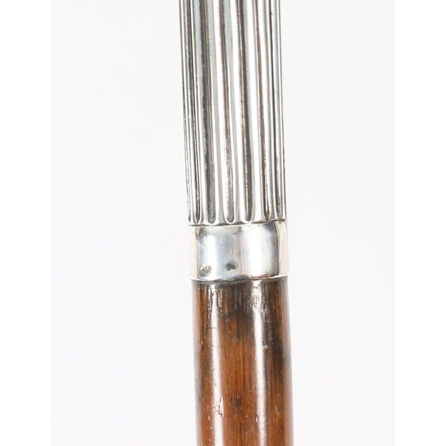 Antique Continental Silver Walking Stick Cane, 1890s For Sale - Image 3 of 9