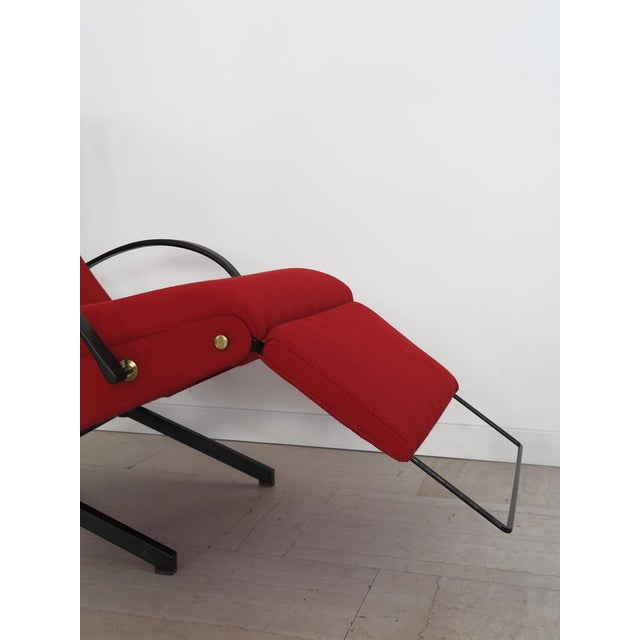 Italian Model P40 Reclining Chair by Osvaldo Borsani for Tecno, Italy, 1950s For Sale - Image 15 of 18