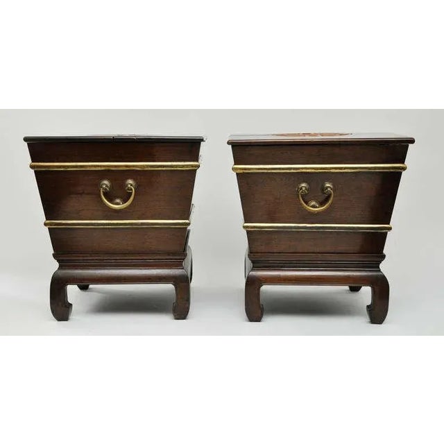 Vintage Mid Century George Zee Wine Coolers/Tables- a Pair For Sale - Image 9 of 15
