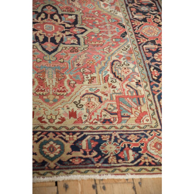 Vintage Heriz Rug - 4'9" X 5'11" For Sale - Image 10 of 10