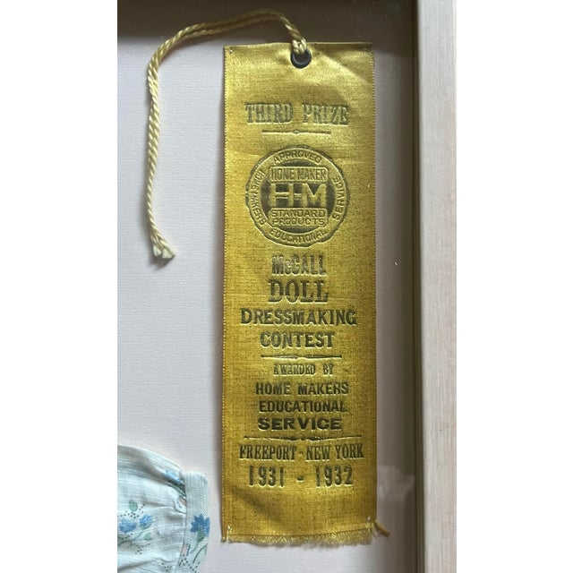 1931-1932 McCall Pattern Doll Dressmaking Contest Third Prize Winner Home Makers Educational Service, Freeport, New York For Sale In Chicago - Image 6 of 9