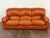 1970s Vintage 1970's Italian Leather Sofa For Sale - Image 5 of 13