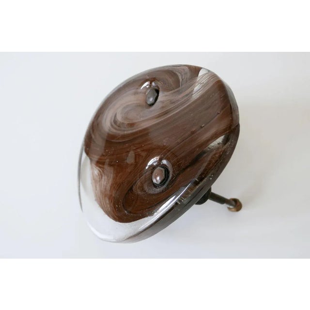 Mid-Century Italian Modern Marbled Glass Push & Pull Door Handle, 1960s For Sale - Image 18 of 18